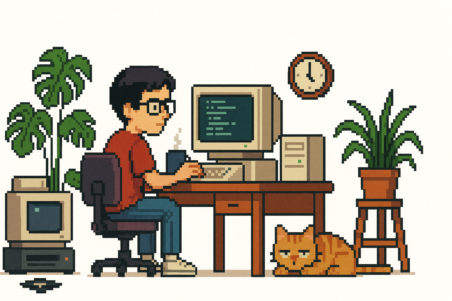 Programmer at work